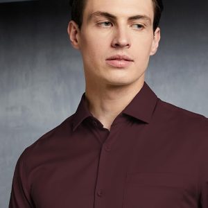 Symbol Premium Men's Wrinkle-Resistant Regular Fit Cotton Formal Shirt